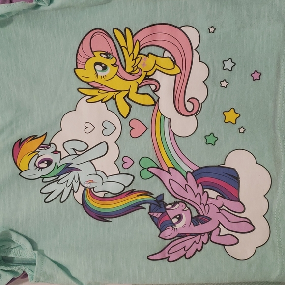 My Little Pony NWT Flutter Sleeve Tops & Tutu Skirt - 3 piece set - Picture 6 of 8
